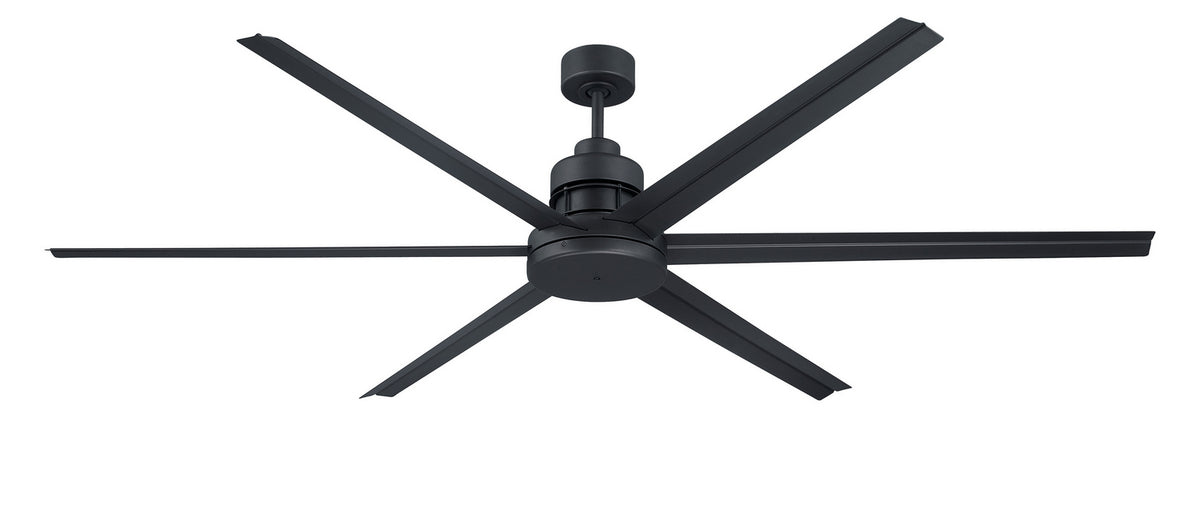 Craftmade - MND72FB6 - 72" Ceiling Fan - Mondo 72" Indoor/Outdoor - Flat Black