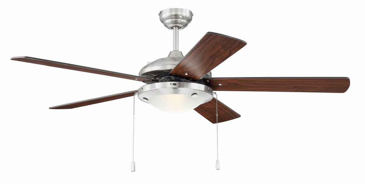 Craftmade - NIK52BNK5 - 52" Ceiling Fan - Nikia - Brushed Polished Nickel