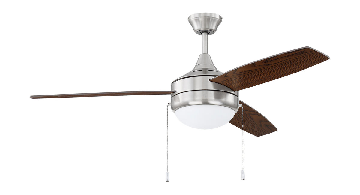 Craftmade - PHA52BNK3 - 52" Ceiling Fan - Phaze 3 - Brushed Polished Nickel