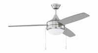 Craftmade - PHA52BNK3-BNGW - 52" Ceiling Fan - Phaze 3 - Brushed Polished Nickel