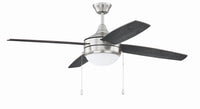 Craftmade - PHA52BNK4-BNGW - 52" Ceiling Fan - Phaze 4 - Brushed Polished Nickel
