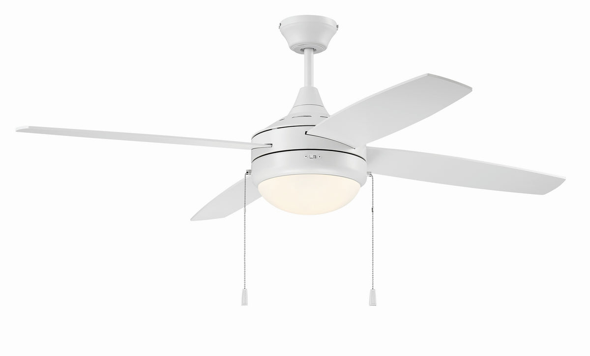 Craftmade - PHA52W4 - 52" Ceiling Fan - Phaze 4 - White