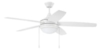 Craftmade - PHA52W5 - 52" Ceiling Fan - Phaze 5 - White