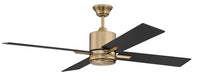Craftmade - TEA52SB4 - 52" Ceiling Fan - Teana - Satin Brass