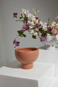 Design Shop Terracotta Capricorn Compote, 6.5" X 5.25"