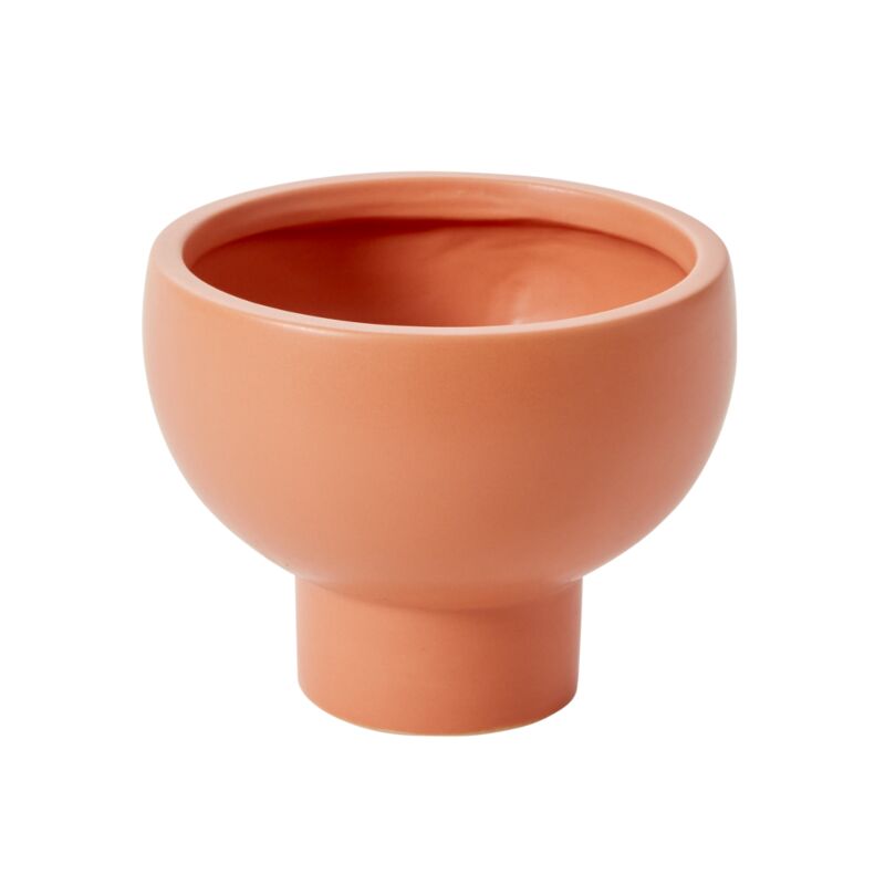 Design Shop Terracotta Capricorn Compote, 6.5" X 5.25"