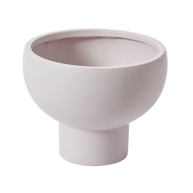 Design Shop Light-Purple Capricorn Compote, 8" X 6.5"