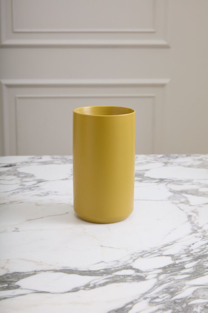 Design Shop Ochre Kendall Vase, 4.5" X 8", Set of 2.