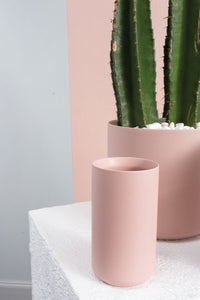 Design Shop Light-Pink Kendall Vase, 4.5" X 8".