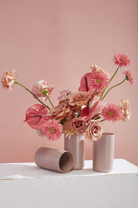 Design Shop Light-Pink Kendall Vase, 4.5" X 8".