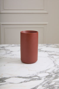 Design Shop Brown Kendall Vase, 4.5" X 8".