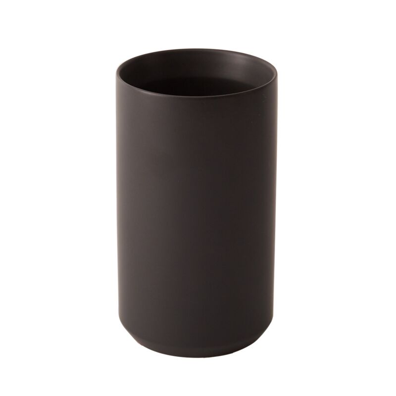 Design Shop Black Kendall Vase, 4.5" X 8", Set of 2.