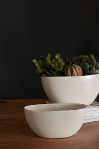 Design Shop White Metta Boat, 8.75" X 4", Set of 2.