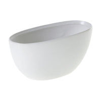 Design Shop White Metta Boat, 8.75" X 4", Set of 2.