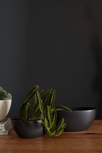 Design Shop Black Metta Boat, 8.75" X 4", Set of 2.