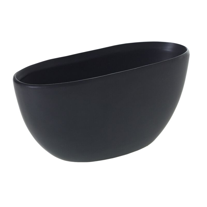 Design Shop Black Metta Boat, 8.75" X 4", Set of 2.