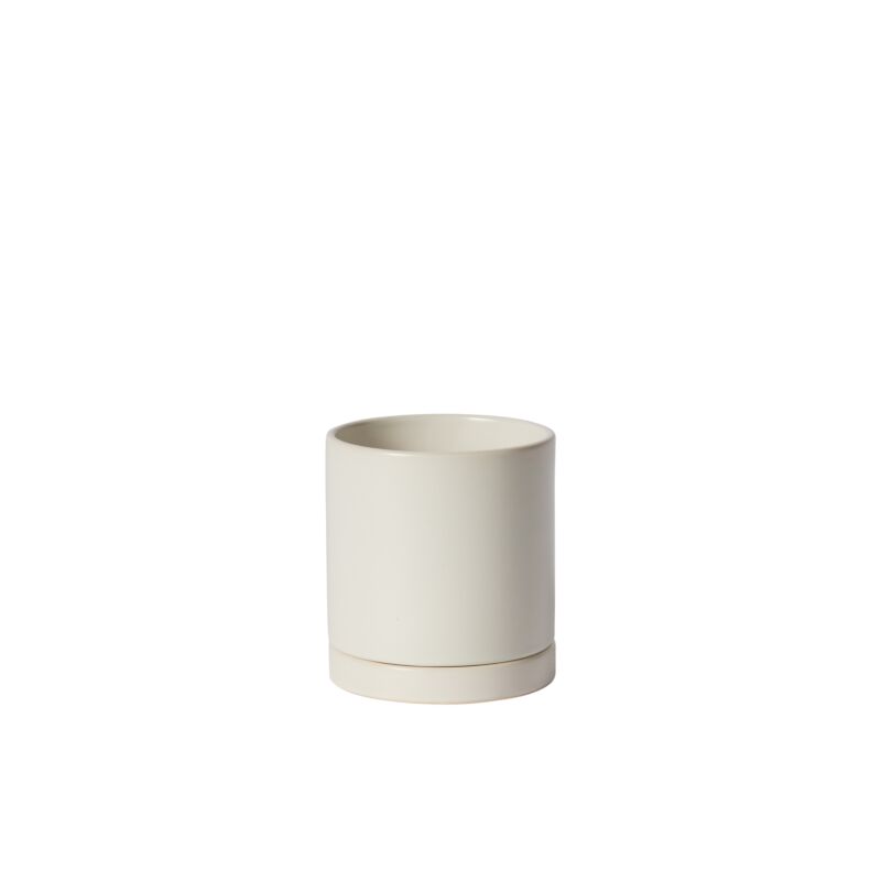 Design Shop Romey Pot with Saucer 4.25"x 4.75"