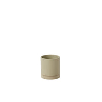 Design Shop Romey Neutral Pot with Saucer 4.25"x 4.75"