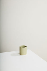 Design Shop Romey Neutral Pot with Saucer 4.25"x 4.75"