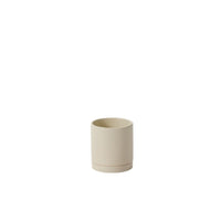 Design Shop Romey Neutral Pot with Saucer 4.25"x 4.75"