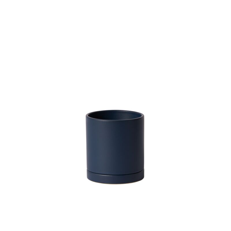 Design Shop Romey Pot with Saucer 4.25"x 4.75"