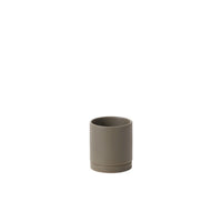 Design Shop Romey Neutral Pot with Saucer 4.25"x 4.75"