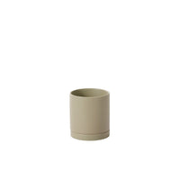 Design Shop Romey Neutral Pot with Saucer 5"x 5.75"