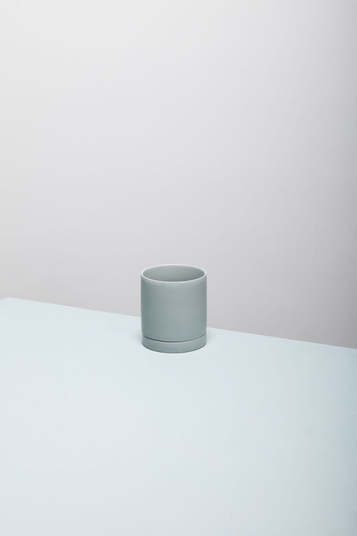Design Shop Romey Pot with Saucer 5"x 5.75"