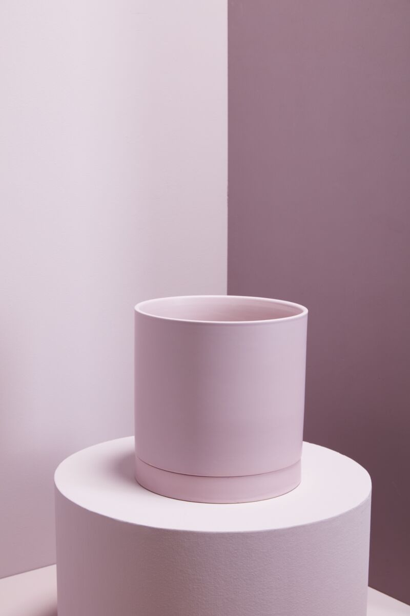 Design Shop Romey Pot with Saucer 10"x 10"