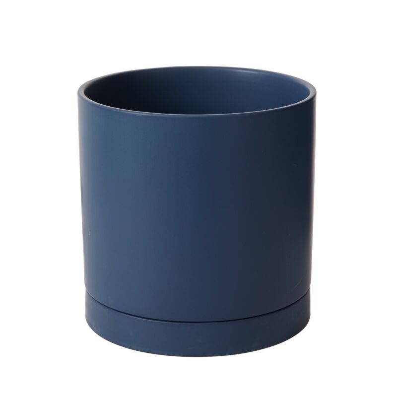 Design Shop Romey Pot with Saucer 10"x 10"
