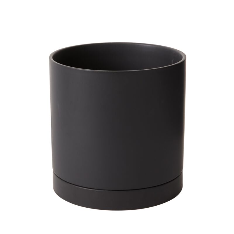 Design Shop Romey Pot with Saucer 10"x 10"