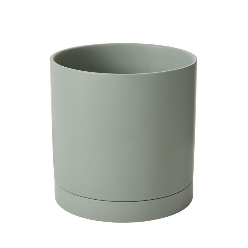 Design Shop Romey Pot with Saucer 10"x 10"