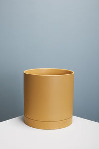 Design Shop Romey Pot with Saucer 12"x 12"
