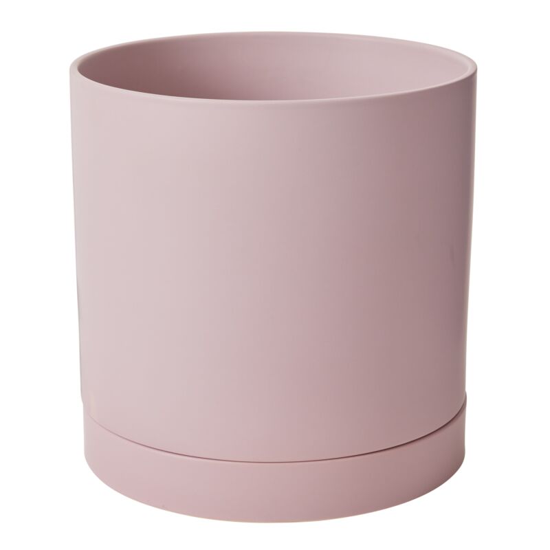 Design Shop Romey Pot with Saucer 12"x 12"