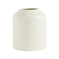 Design Shop White Flynn Vase, 5" X 5.75"