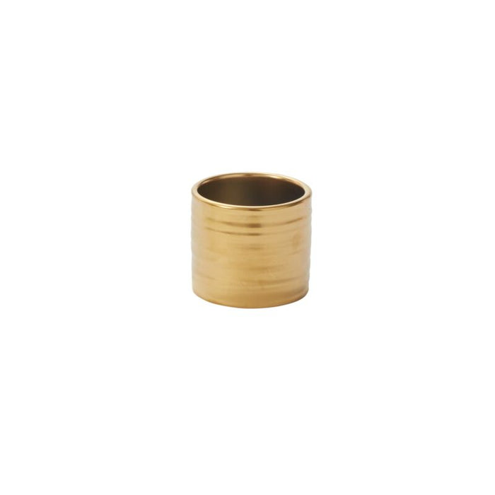 Design Shop Gold Gold Everest Collection Pot, 3" X 2.5", Set of 6.