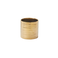 Design Shop Gold Gold Everest Collection Pot, 4.5" X 4.25", Set of 4.