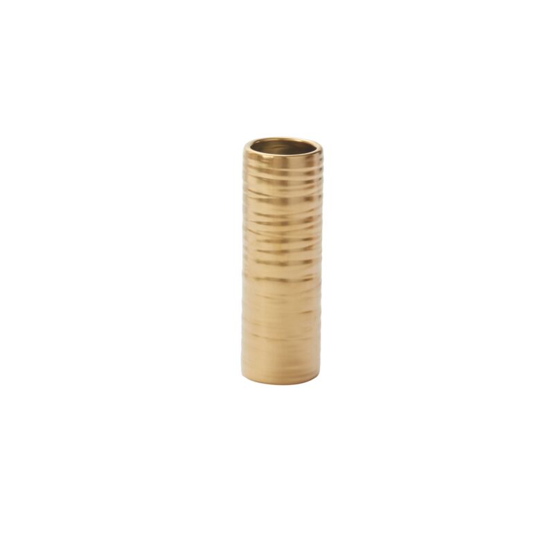 Design Shop Gold Gold Everest Collection Budvase, 2" X 6", Set of 4.