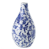Design Shop Blue Eleanor Collection Budvase, 3.5" X 7".