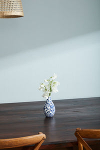 Design Shop Blue Eleanor Collection Budvase, 3.5" X 7".