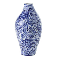 Design Shop Blue Eleanor Collection Budvase, 3.5" X 7".