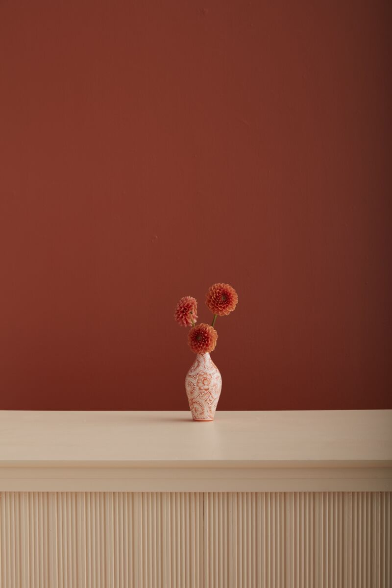 Design Shop Coral Eleanor Collection Budvase, 3.5" X 7".