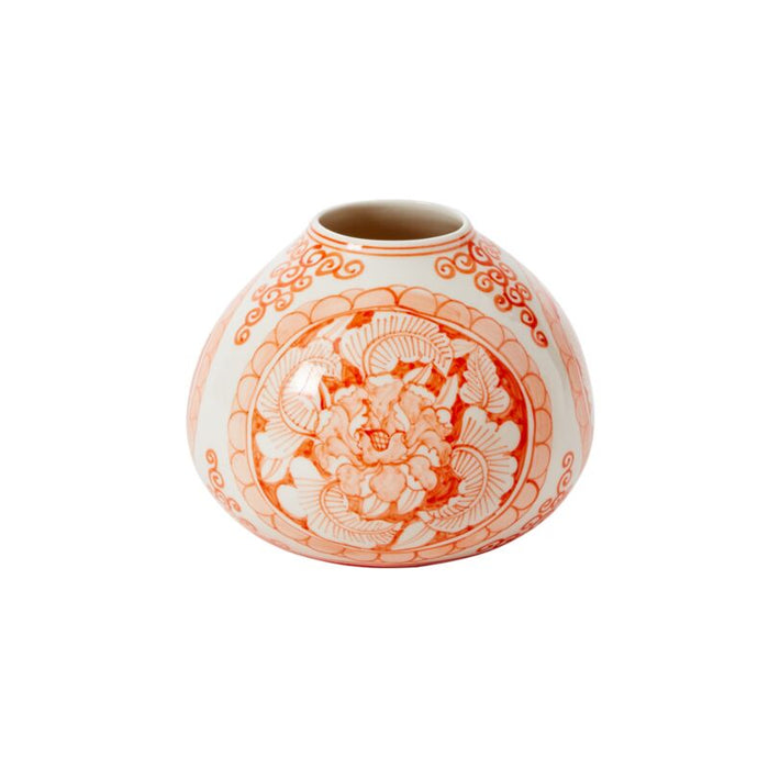 Design Shop Coral Eleanor Collection Vase, 6.25" X 4.75".