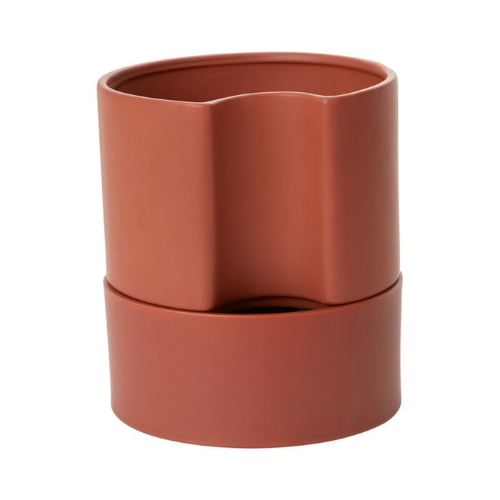 Design Shop Terracotta Jett Pot, 8" X 9".