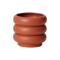 Design Shop Terracotta Motley Pot, 5" X 4.5", Set of 2.