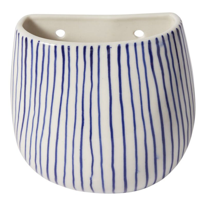 Design Shop Blue Wim Wall Planter, 4" X 3.75", Set of 2.