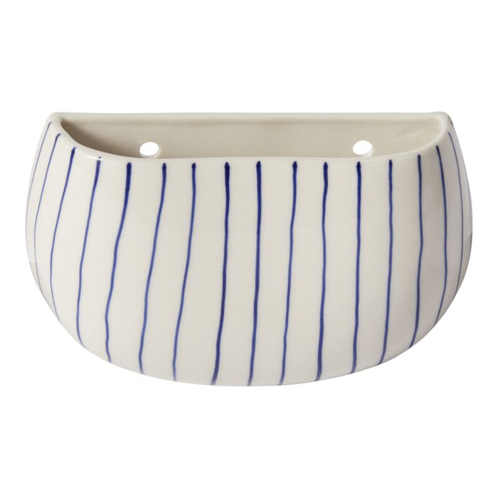 Design Shop Blue Wim Wall Planter, 5.75" X 3.5"