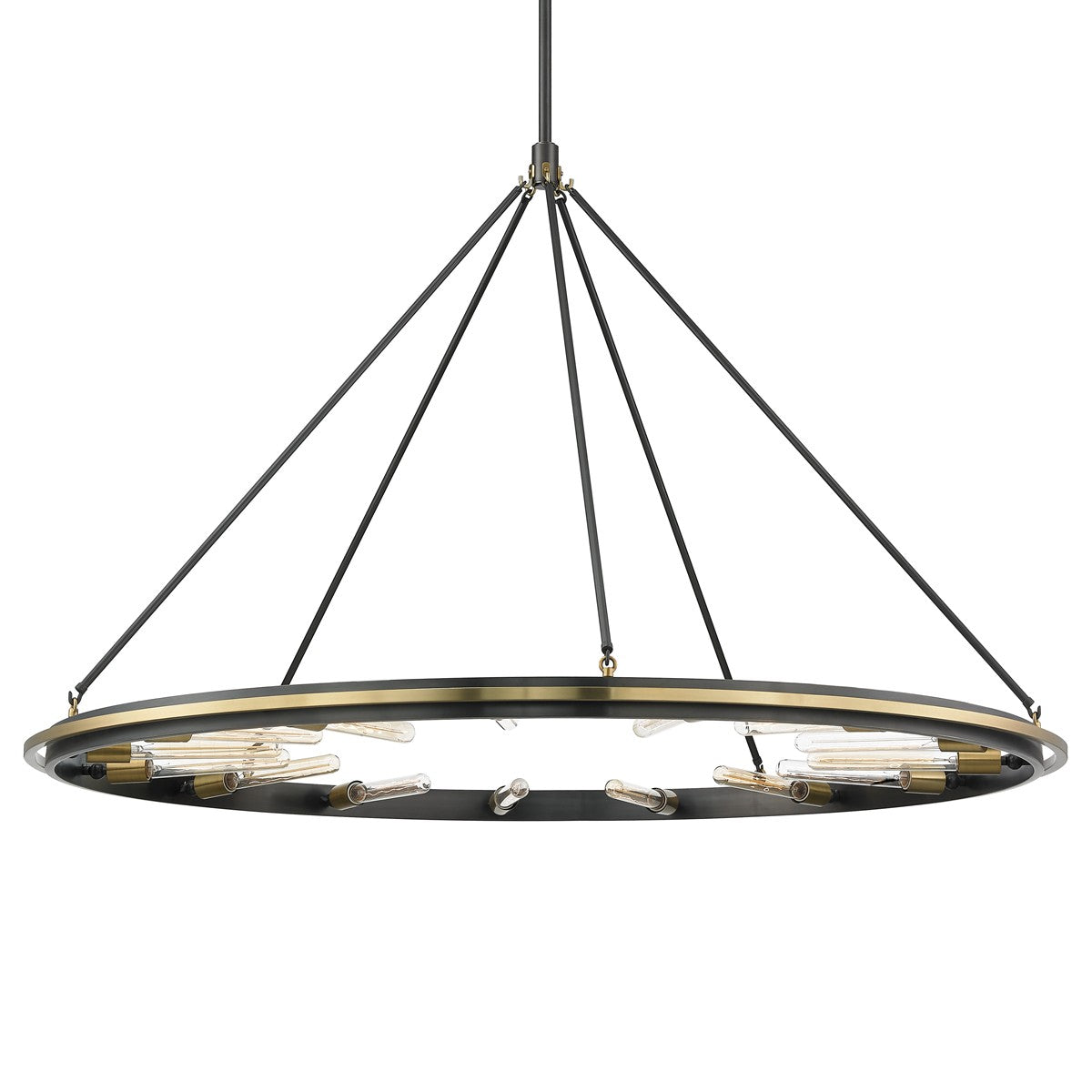 Hudson Valley - 2758-AOB - 15 Light Chandelier - Chambers - Aged Brass/Old Bronze