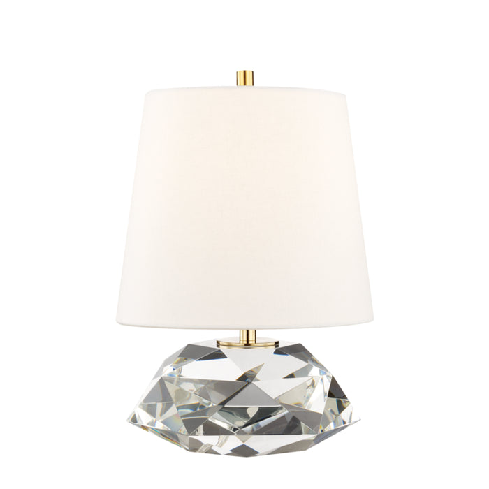 Hudson Valley One Light Table Lamp from the Henley collection in Aged Brass finish