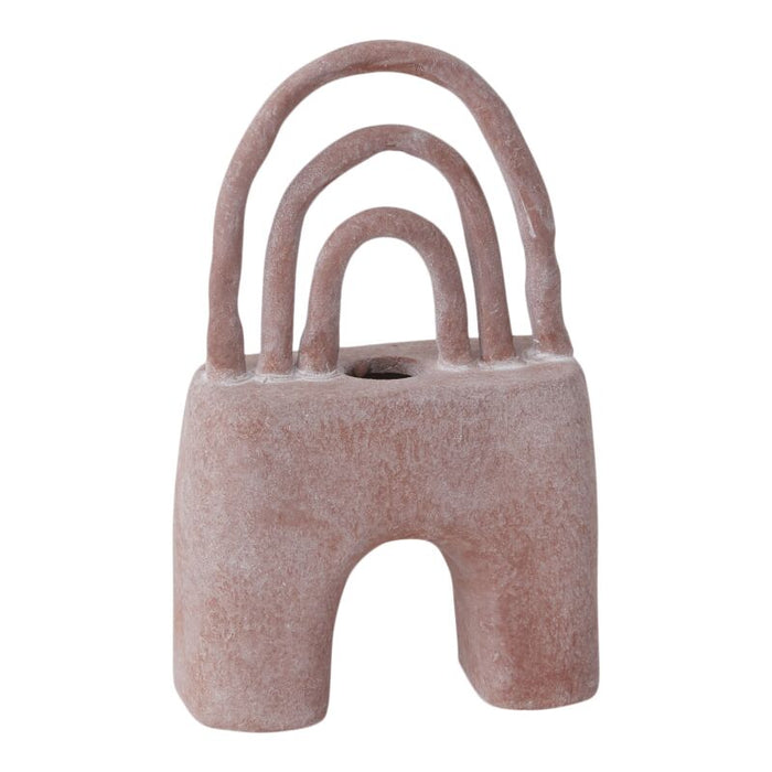 Design Shop Terracotta Signal Vase, 5" X 8", Set of 2.